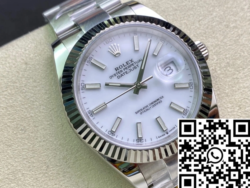805 Dial Factory Rolex White Datejust M126334-0009 FreshLook Clean 0719